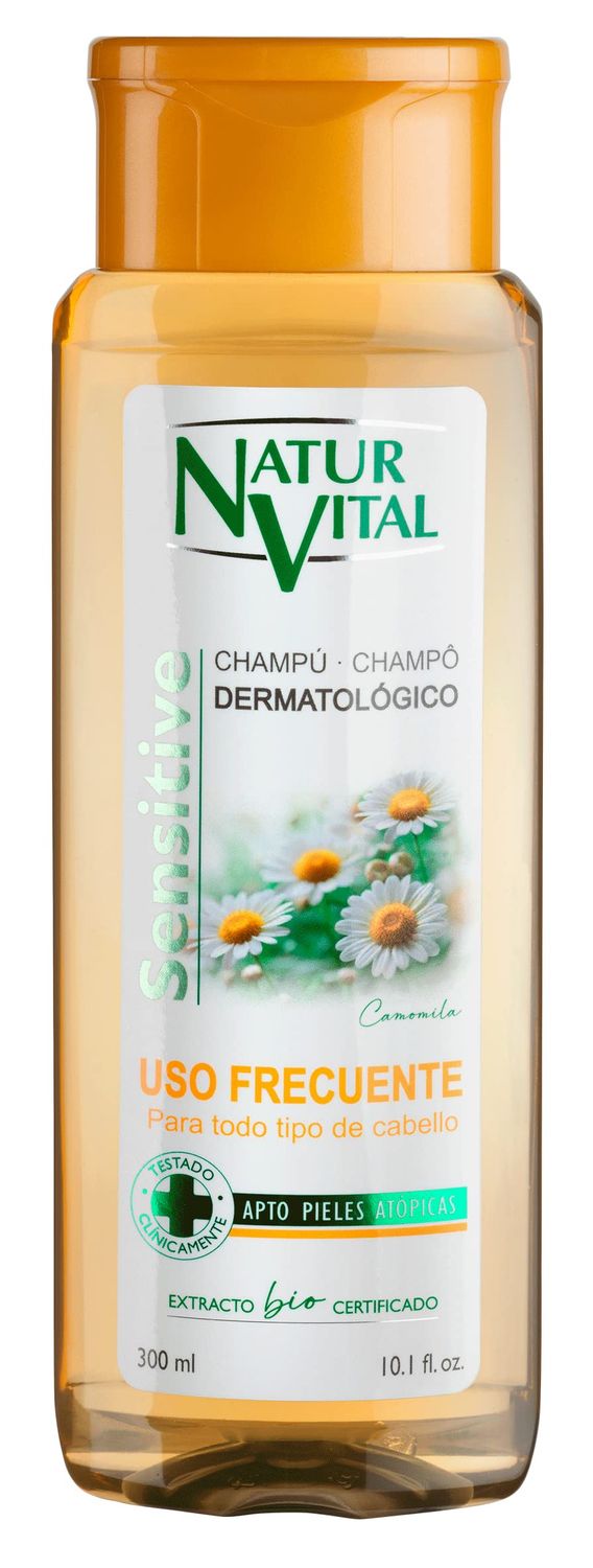 NaturVital Sensitive Shampoo Frequent Use Chamomile - 300 ml (7349S)