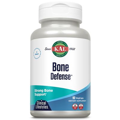 KAL Bone Defense Healthy Bone Strength and Density Supplement Calcium, Vitamin D3 and K2, Magnesium 90ct, 30 Serv.