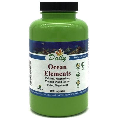 Daily Manufacturing Ocean Elements (Calcium Magnesium, Iodine, Vitamin D3)