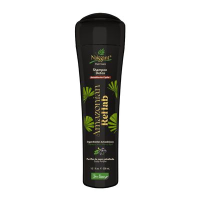 naissant Amazonian Rehab Hair Care Detox Shampoo Enriched with Muru Muru, Cupua u, and A a Nourishing Shampoo for Lightweight, Soft, and Damaged Hair Repair (10.1 fl oz)