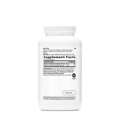 GNC Potassium and Magnesium Aspartate 250mg Supplement, Helps Regulate Water Balance, 240 Servings
