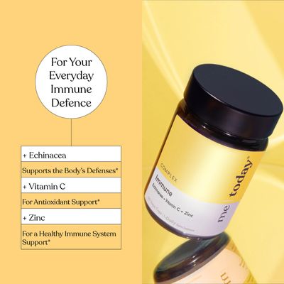 me today - Immune Supplement for Adults, Echinacea, Vitamin C and Zinc, Immune System Support, Vegetarian, 60 Capsules