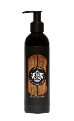 Dear Barber Shampoo Men&#39;s Hair Shampoo Suitable for Hair and Beard Nourishing and Moisturising 8.45 fl oz