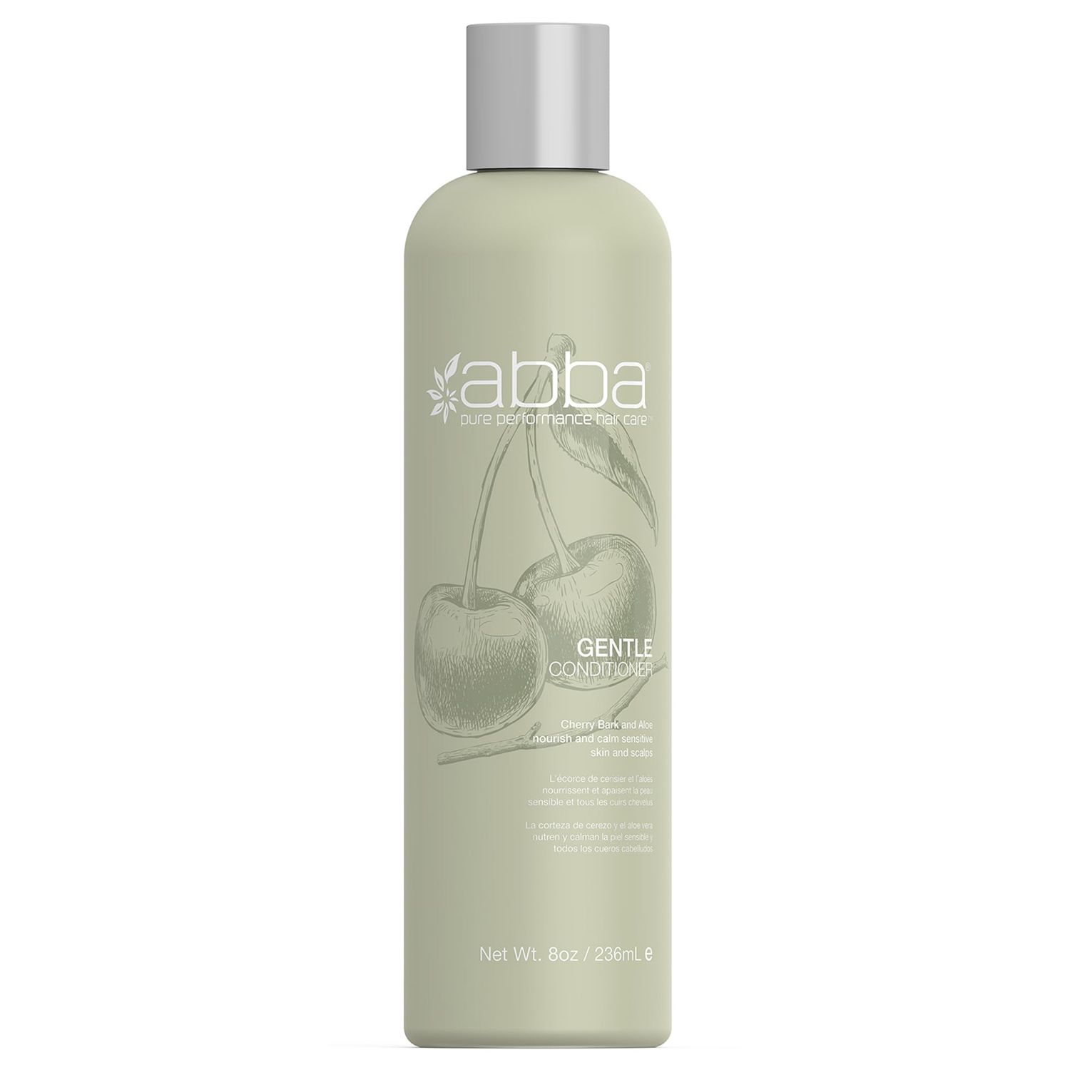 ABBA Gentle Conditioner, Cherry Bark, 8 Fl Oz