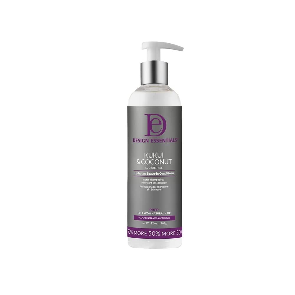 Design Essentials Kukui And Coconut Hydrating Leave-In Conditioner Sulfate Free 340 g 12 oz