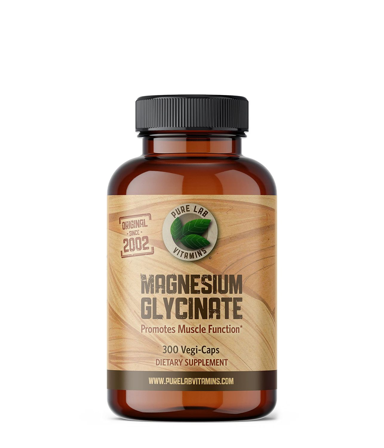 Magnesium Glycinate 165mgcaps (3 capsDay for 500mg) - 300 caps - Magnesium Supplement from Canada - Magnesium Pills Supplement - Magnesio Glycinate Capsule Made in Canada