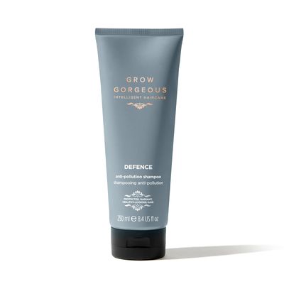 Grow Gorgeous City Defense Shampoo 250ml - Protects Hair from External Damage - With Green Tea Extract and Caffeiner - Vegan