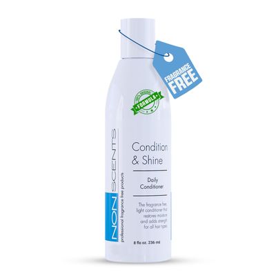 Nonscents Original Formula Natural Conditioner for Dry Hair, Cleansing for Women Men, Cruelty-Free Sulfate-Free Unscented, Made in USA