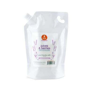 Oyin Handmade Juices Berries hydrating herbal leave-in 1-liter eco-friendly refill pouch