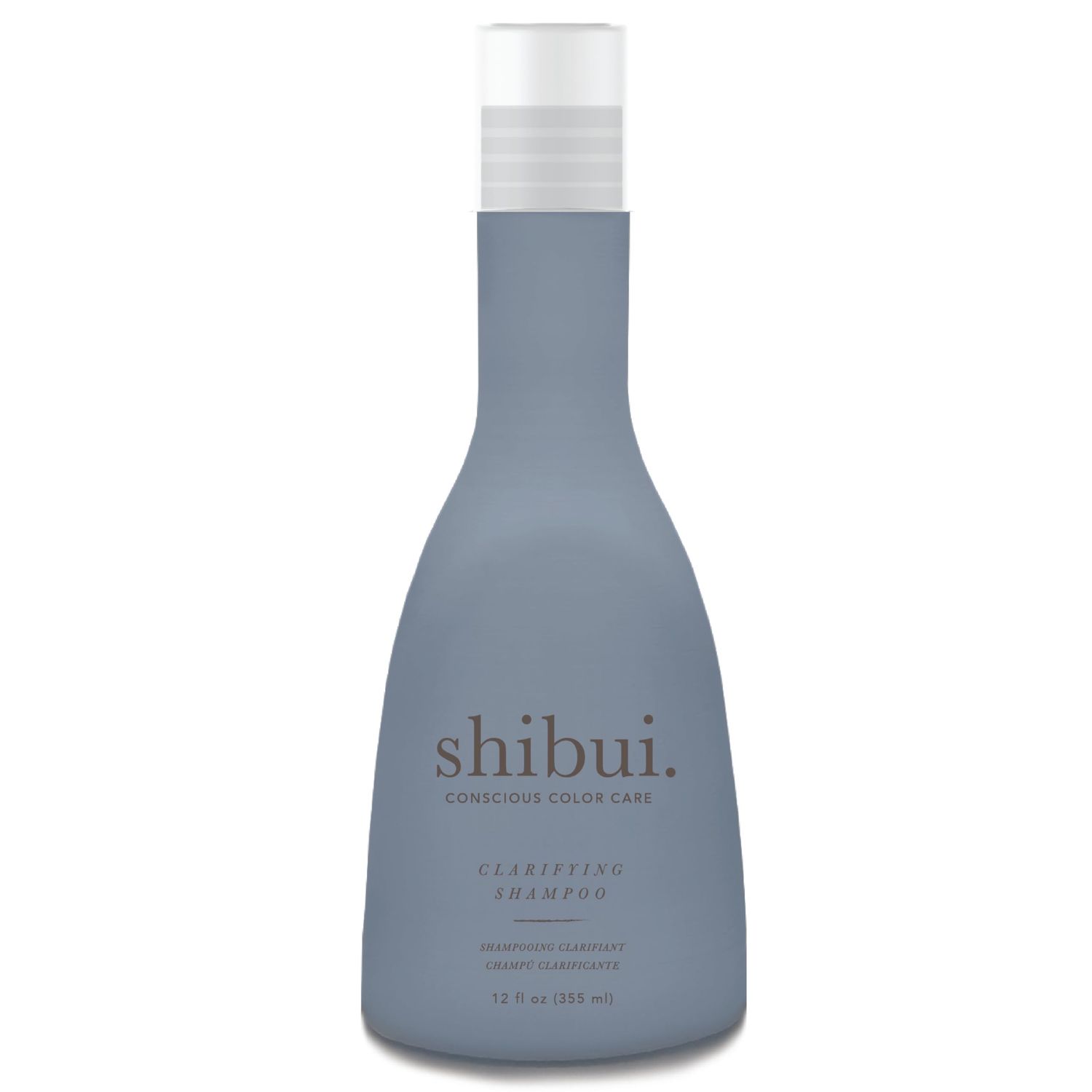 SHIBUI Clarifying Shampoo, Deeply Cleanses, Purifies Enhances Shine, Color-Safe Silicone-Free, 12 Fl Oz