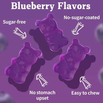(2 Pack) OALSE Calcium Magnesium Zinc Gummies with Vitamin D3 K2-High Absorption Magnesium Glycinate-Muscles, Immune Sleep Support-Sugar Free- Blueberry Flavored-120 Counts