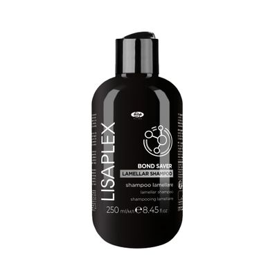 Lisap Lisaplex Lamellar Hair Shampoo, Bonding Shampoo for Strengthening Repair, Shiny Soft Hair Care for All Hair Types, Gentle Formula, Vegan, Cruelty Free, Paraben Free, SLSSLES Free, 250ml