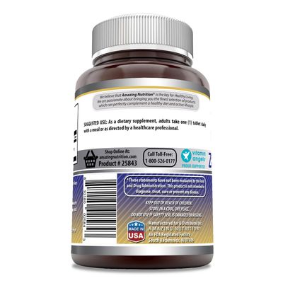 Amazing Formulas Zinc Gluconate 50mg 250 Tablets Supplement Non-GMO Gluten Free Made in USA
