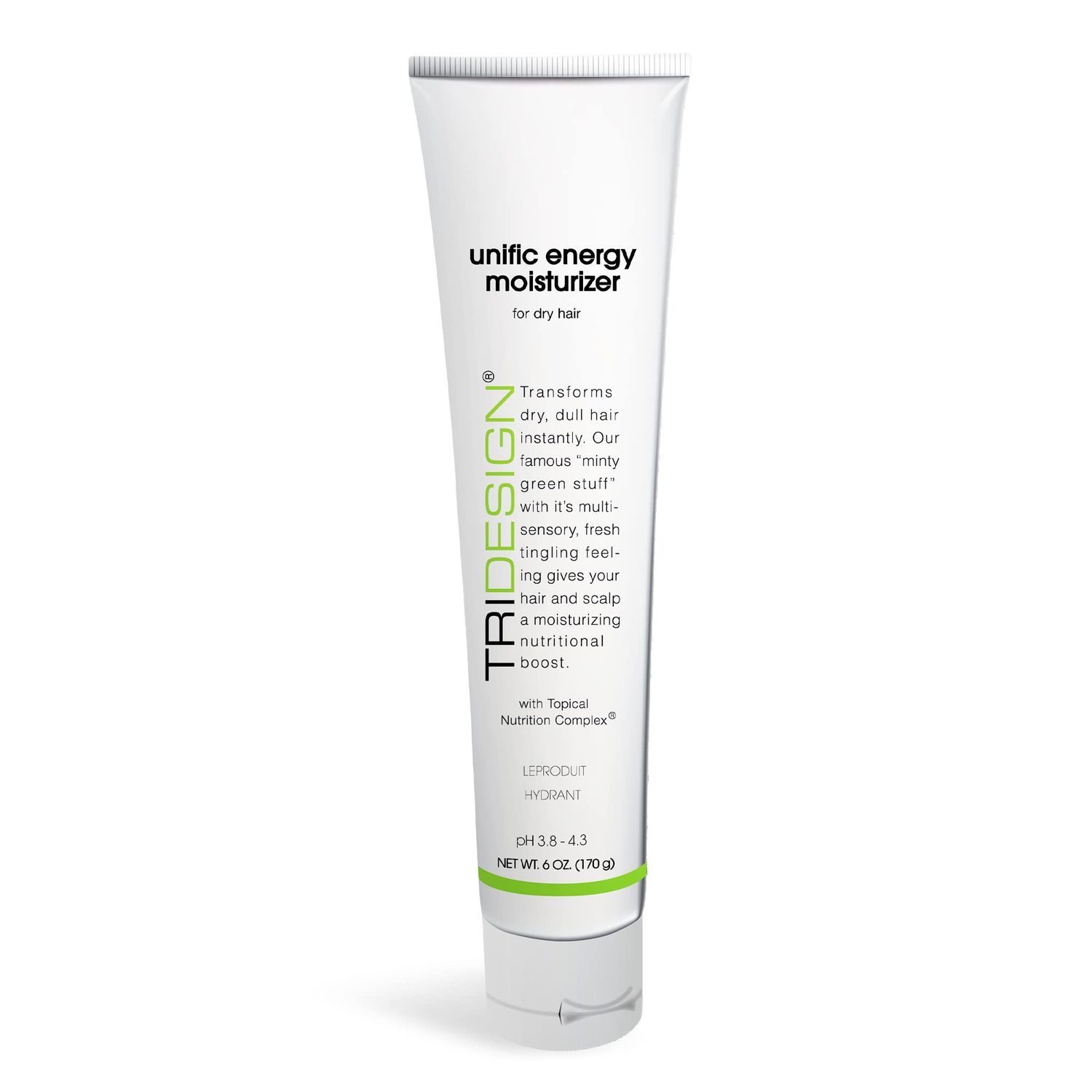 TRI Design Unific Energy Moisturizer Conditioner - Leave In Conditioner for Curly Hair, Anti Frizz Hair Serum Deep Conditioner for Dry, Damaged Hair - Frizz Control Hair Care Solution - 6 oz Tube