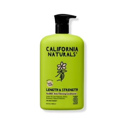 California Naturals Re:GRO Hair Conditioner, Anti-Thinning Hair Growth Support, All Hair Types, Vegan, Natural, Cruelty Free, Silicone, Paraben Sulfate Free Conditioner for Women Men, 16.5 oz