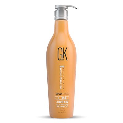 GK HAIR Global Keratin Colored Shield Shampoo (22 Fl Oz650ml) - Deep Cleansing Moisturizing Heat Protection for Color Treated Dry Damaged Curly Frizzy HAIR - Sulfate Free