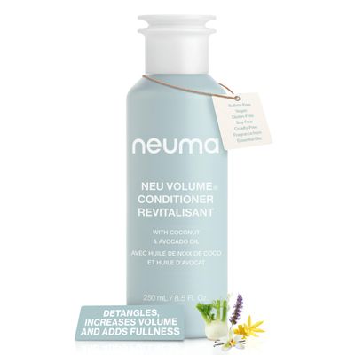 NEUMA Neu Volume Conditioner 8.5 Fl. Oz. Fennel, Ylang Ylang, Patchouli, and Vanilla Scent, Moisturizing Conditioner Sulfate Free Paraben Free