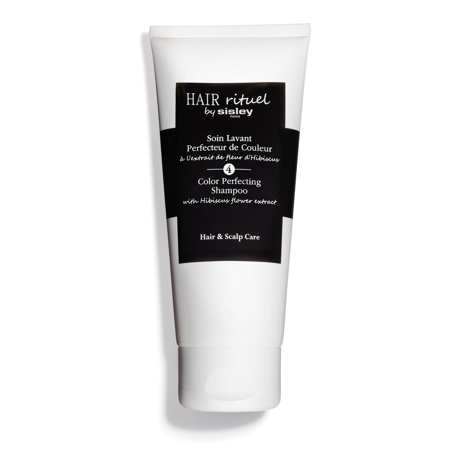 Hair Rituel by Sisley Paris Color Perfecting Shampoo with Hibiscus Flower Extract - 200 mL - Gently Cleanses Cares for Colored, Highlighted Hair - Rich Foam Texture - Sulfate Free