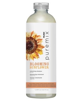 RUSK Puremix Blooming Sunflower Volumizing Shampoo, Enhances Natural Body, Provides Moisture and Shine, 35 fl. oz
