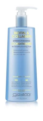 GIOVANNI Biotin Collagen Conditioner - Strengthening Conditioner, Vegan, Cruelty-Free, Infused with Natural Botanical Ingredients, Salon-Quality, Color-Safe, For Healthy-Looking Hair - 24 Oz