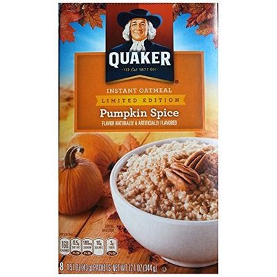 Quaker Instant Oatmeal Limited Edition Pumpkin Spice 8 ct by Quaker