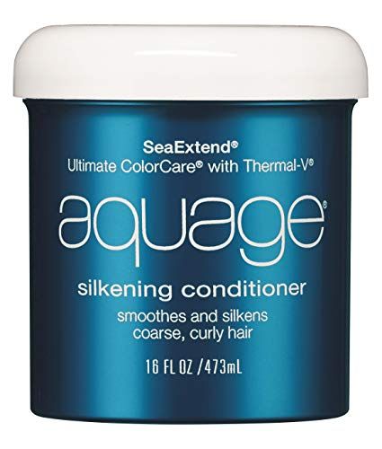 AQUAGE Silkening Conditioner, Provides Dual Color Protection, Manageable and Soft, Prevents Haircolor Fade and Styling Protection, 16 oz
