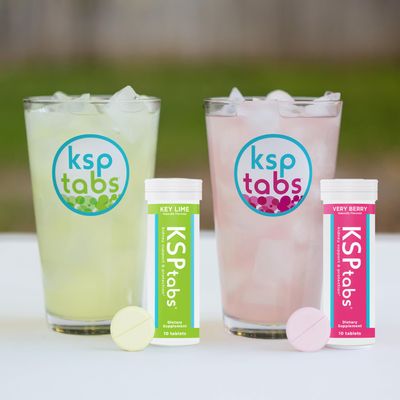 KSPtabs Very Berry All Natural Hydration Kidney Health Supplement to Combat Calcium Oxalate Crystal Formation, 80 Tablets