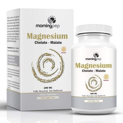 Magnesium Bisglycinate Chelate 240 Vegi Caps 200mg Elemental per Serving
