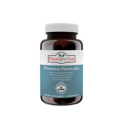 Innovative Prostate Formula for Men with Saw Palmetto, Pumpkin Seed, Zinc 120 Vegetarian Capsules Support Urinary Function, Prostate Health Better Sleep