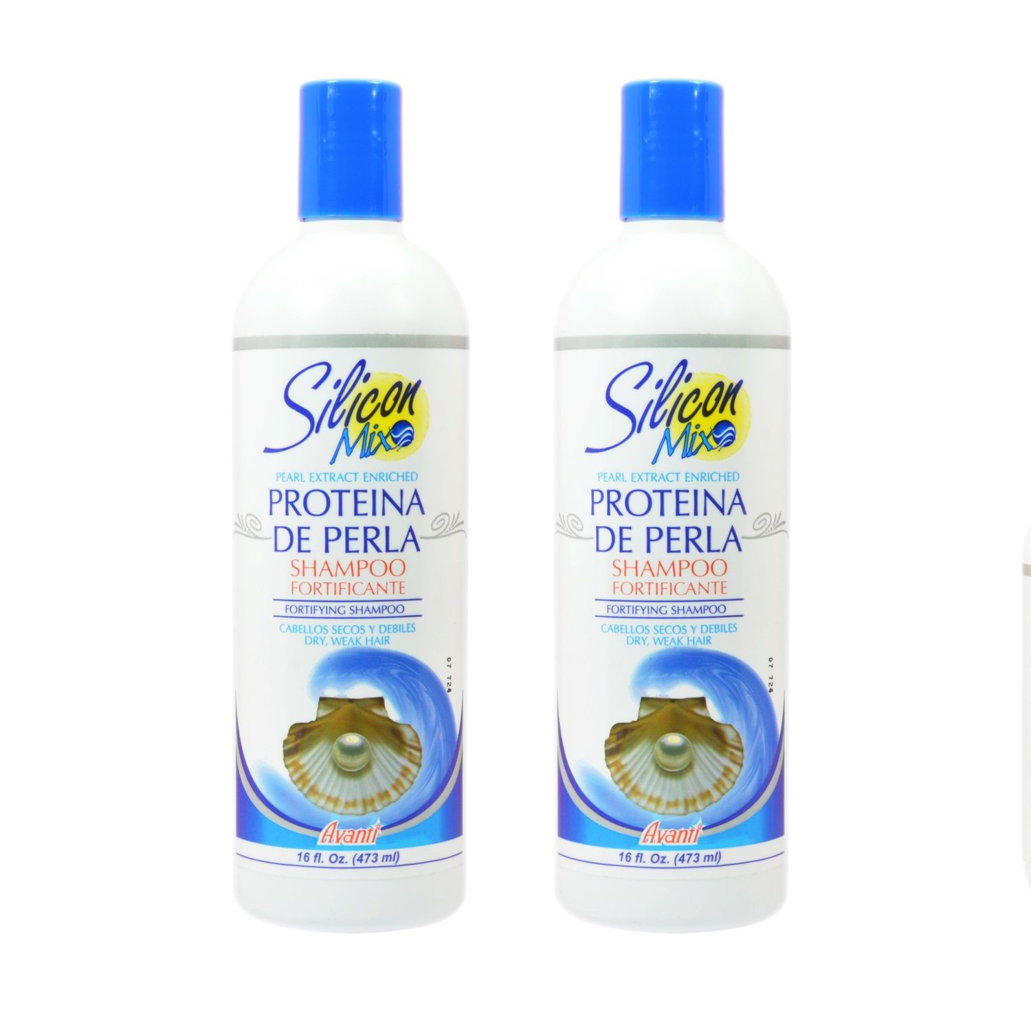 Silicon Mix Proteina De Perla Shampoo 16oz &quot;Pack of 2&quot;