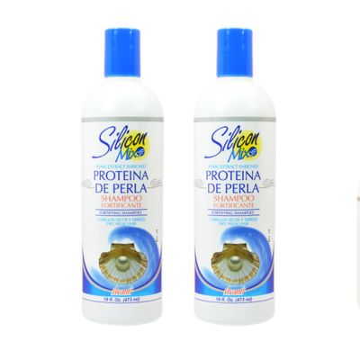 Silicon Mix Proteina De Perla Shampoo 16oz &quot;Pack of 2&quot;