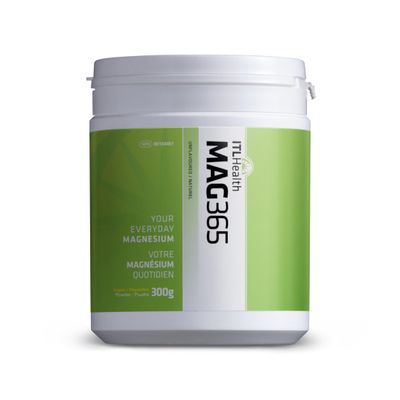 MAG365 Magnesium Powder Supplement - 300g - Natural Unflavored, Calcium Magnesium Blend, High Absorption, Vegan-Friendly Non-GMO - Mineral Support for Sleep, Stress Reduction Muscle Health