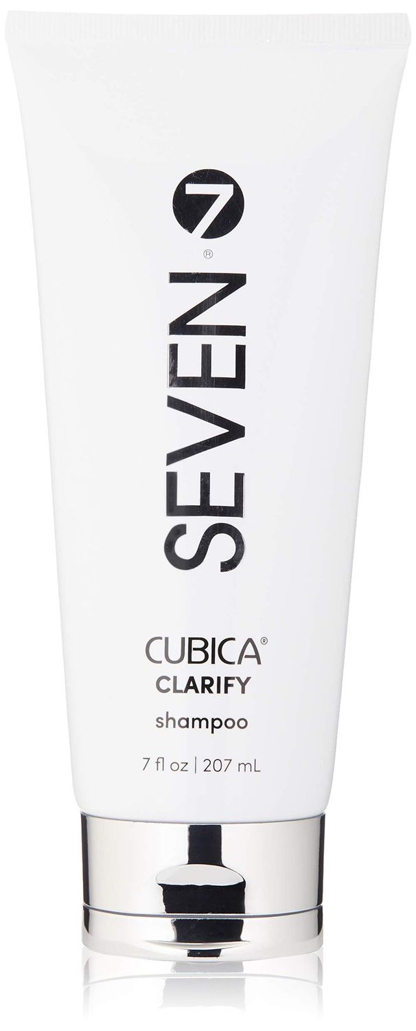 SEVEN Hair Care Cubica Clarifying Shampoo for Women Men, Detox and Minimize Dry Scalp Buildup with Rosemary, Eucalyptus Rose Hip Oil, Cruelty Free, Sulfate Free, Made in USA, 7 oz