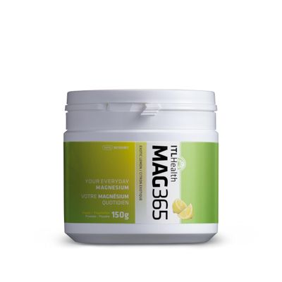MAG365 Exotic Lemon Flavor by ITL Health 150g Ionic Magnesium Citrate for Healthy Metabolism, Tissue Formation, Bone Development Supports Healthy Teeth