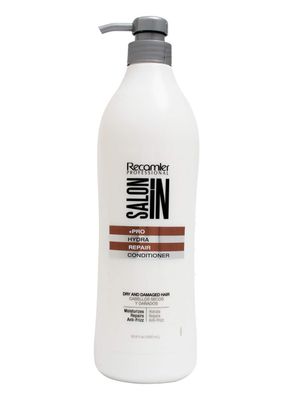 Recamier SalonIn Hydra Repair Conditioner for Extremely Dry and Britten Hair Acondicionador Para Cabello Reseco y Quebradizo 33.8 Ounces 1000 Mililiters