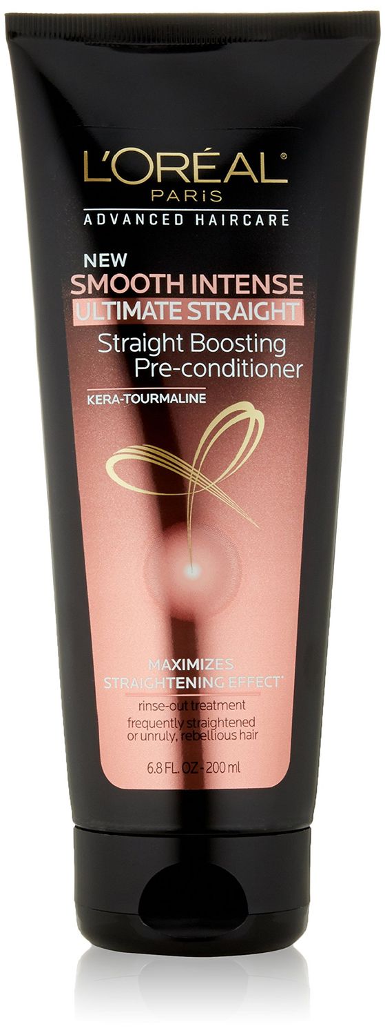 L&#39;Oreal Paris Hair Care Advanced Smooth Intense Ultimate Straight Boosting Pre-Conditioner, 6.8 floz