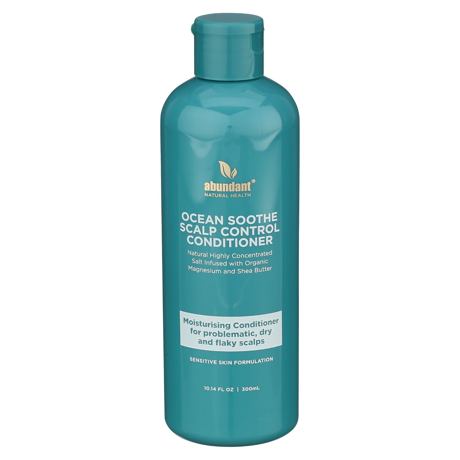 Abundant Natural Health Ocean Soothe Scalp Control Conditioner with Highly Concentrated Magnesium Salt Infused with Shea Butter and Eucalyptus Oil to Moisturize Scalp and Nourish Hair Follicles, 300mL