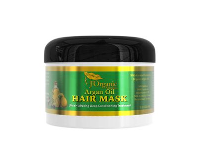 J&#39;Organic Solutions Argan Oil Deep Conditioning Mask (for all hair type with Keratin Protein and Vitamin b5 more)