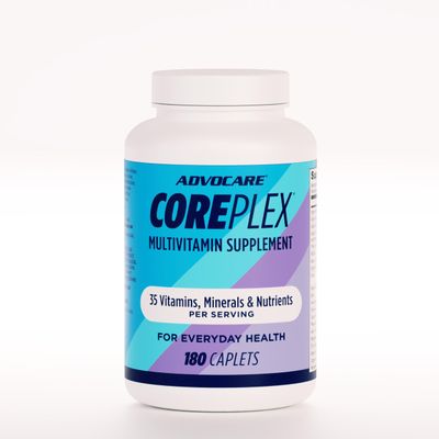 AdvoCare CorePlex - Daily Supplement with Vitamins Minerals - Includes Vitamins A, C E - Contains Magnesium, Zinc Calcium - 180 Caplets
