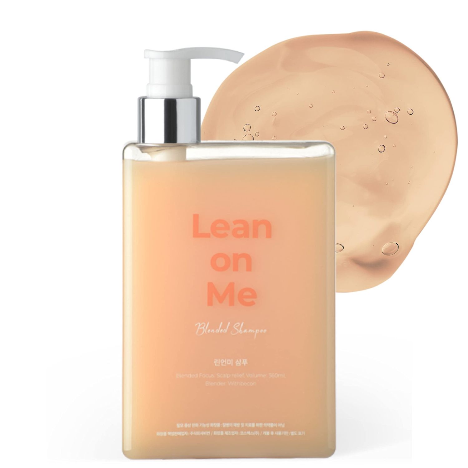 WithBecon LeanOnMe Seborrheic Shampoo - Professional Hair Loss Shampoo for Sensitive Scalp (12.17 fl oz)