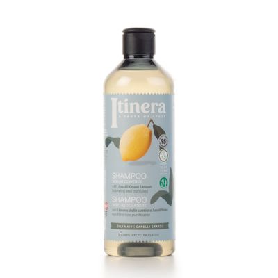IT NERA Daily Sebum Control Shampoo with Amalfi Coast Lemon (12.51 fl oz) - for Oily Hair - Vegan Friendly - 95 Natural Origin Ingredients