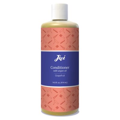Jivi Conditioner With Argan Oil (Grapefruit) Makes Hair Softer, Shinier, More Manageable 100 Natural with Organic Ingredients Made for All Hair Types, Color Safe 14 fl. oz.