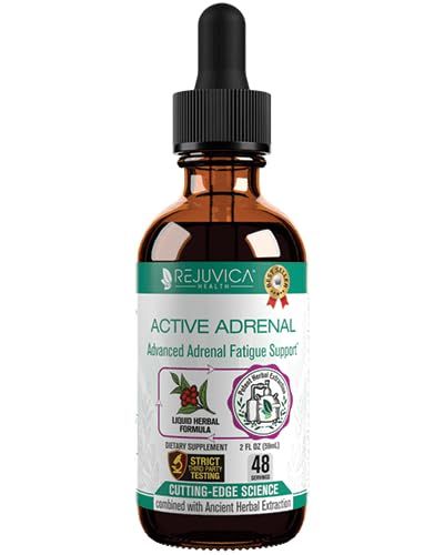 Active Adrenal - Advanced Adrenal Support Tincture - Liquid Delivery for Better Absorption - Ashwagandha, B-Vitamins, Magnesium and More