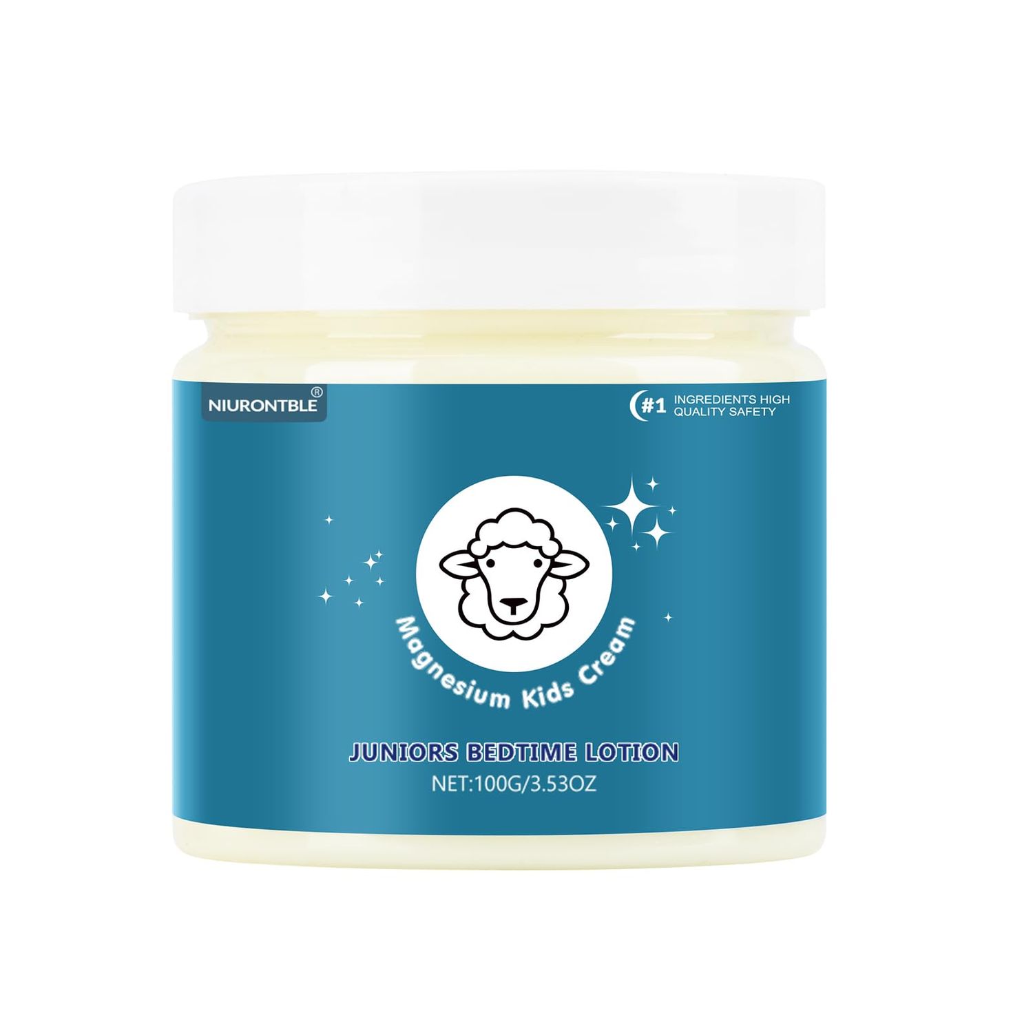 Magnesium Lotion for Kids, Magnesium Cream for Sleep, Soothing Relief Relaxation - Topical Magnesium Cream Helps Kids Stay Calm at Bedtime and During The Night, Without Melatonin 3.53 oz