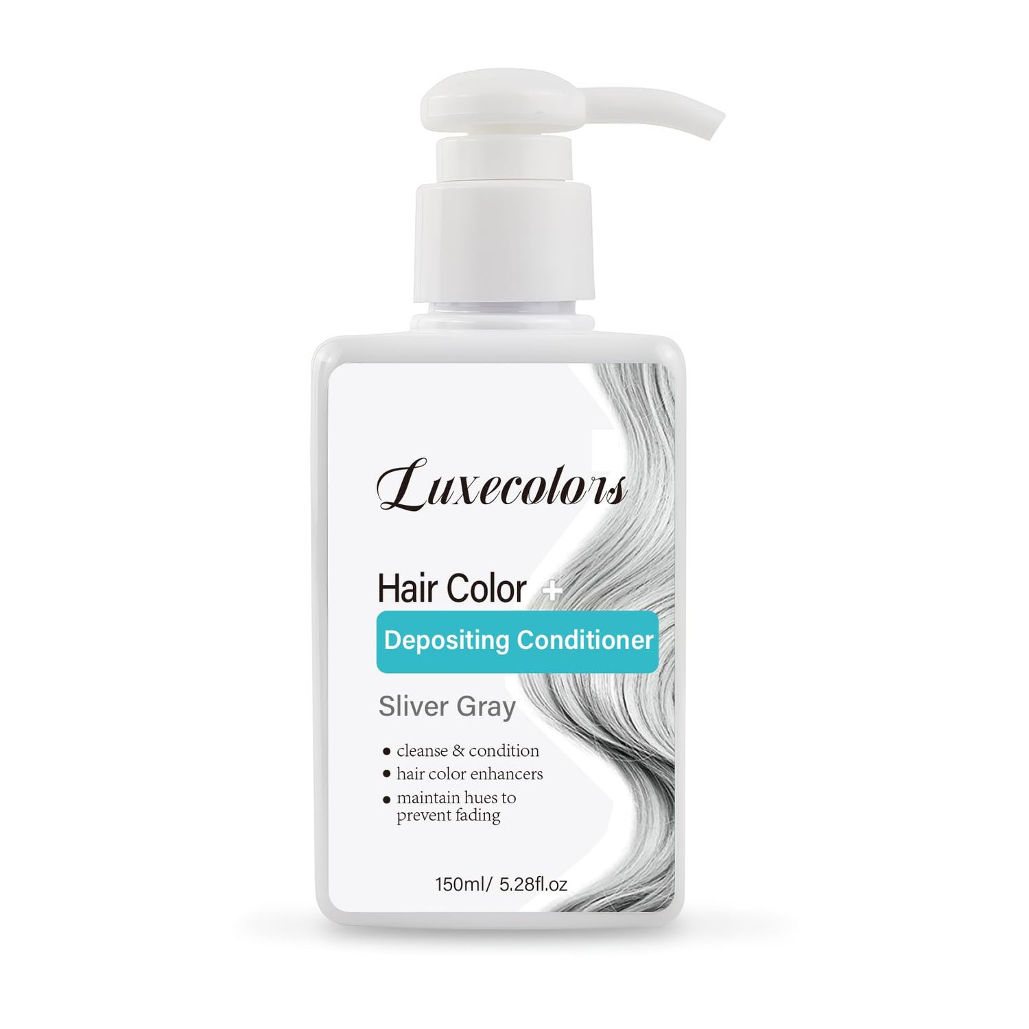 Depositing Hair Mask, Hair Refreshing Conditioner, Non-foaming, Cruelty-free 5.28 fl.oz (Sliver Gray)