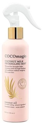 Cocomagic Coconut Milk Detangling Mist Extra Moisturizing Leave-in Detangler Restore Vibrancy and Boost Shine Non-Greasy Formula Paraben Free, Cruelty Free, Made in USA (8 oz)