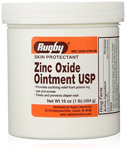 Rugby Zinc Oxide Ointment Skin Protectant - 20 - 16 Oz (1lb) (454 g) (1 Pack)