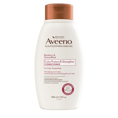 veeno Blackberry Quinoa Protein Blend Sulfate-Free Conditioner for Color-Treated Hair Protection, Daily Strengthening Moisturizing Conditioner, Paraben Dye-Free,White, 12 Fl Oz