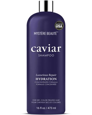 MYST RE BEAUT Caviar Shampoo with Collagen, Keratin Amino Acids Hair Care, Anti Frizz Shampoo with Caviar Extract for Hair Nourishment, Biotin shampoo for Dry, Fine, and Color-Safe Hair - 16 fl oz