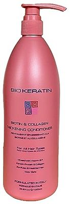 Bio Keratin Biotin Collagen Thickening Conditioner, 33.8 fl.oz. (1000 ml)